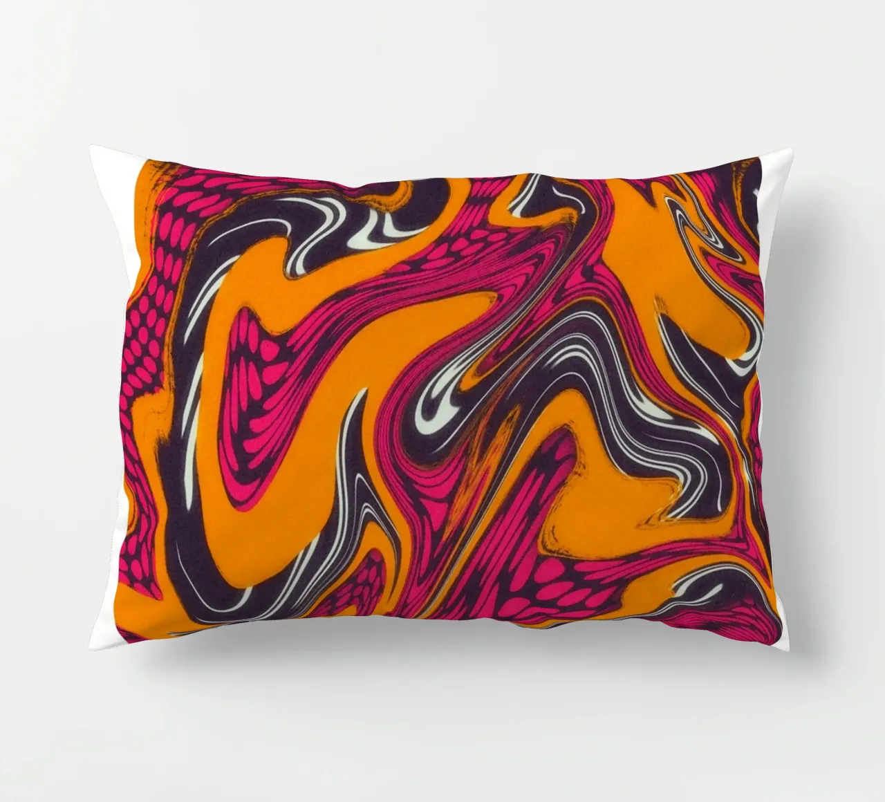Scorpio Abstract - Psychedelic Zodiac Art Print decorative cushion by NorwesClub