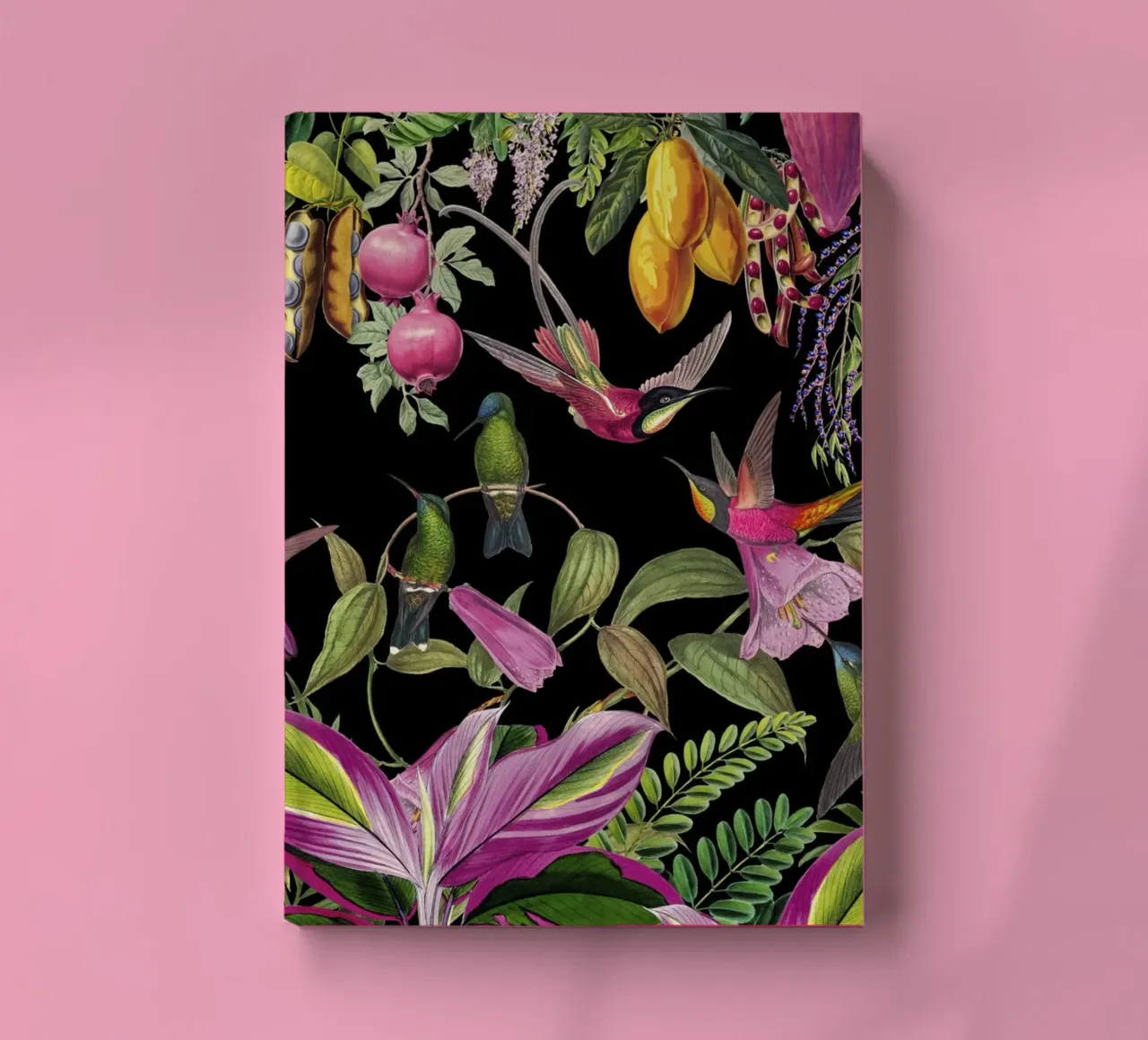 Hidden Exotic Hummingbird Paradise notebook by Andrea Haase Vintage World