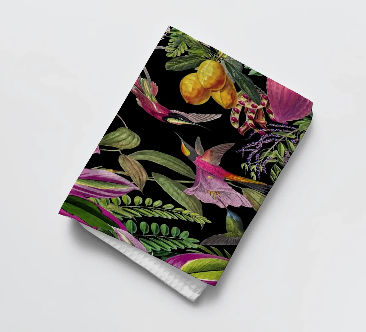 Paradis exotique caché pour les colibris torchon de Andrea Haase Vintage World