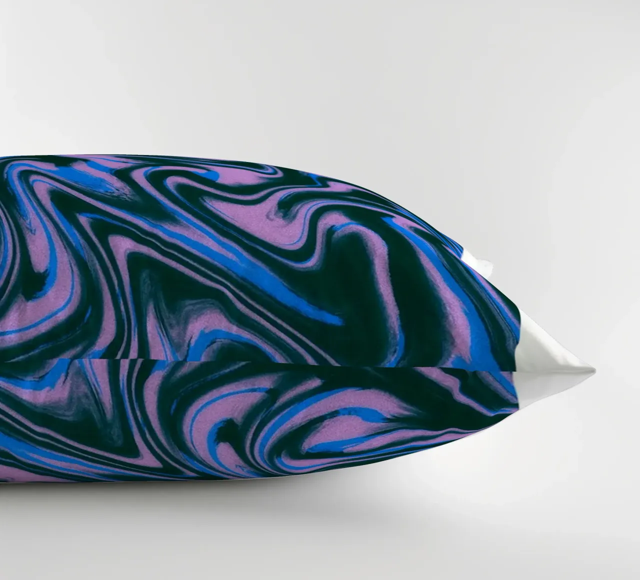 Gemini Abstract - Dynamic Psychedelic Zodiac Print decorative cushion by NorwesClub