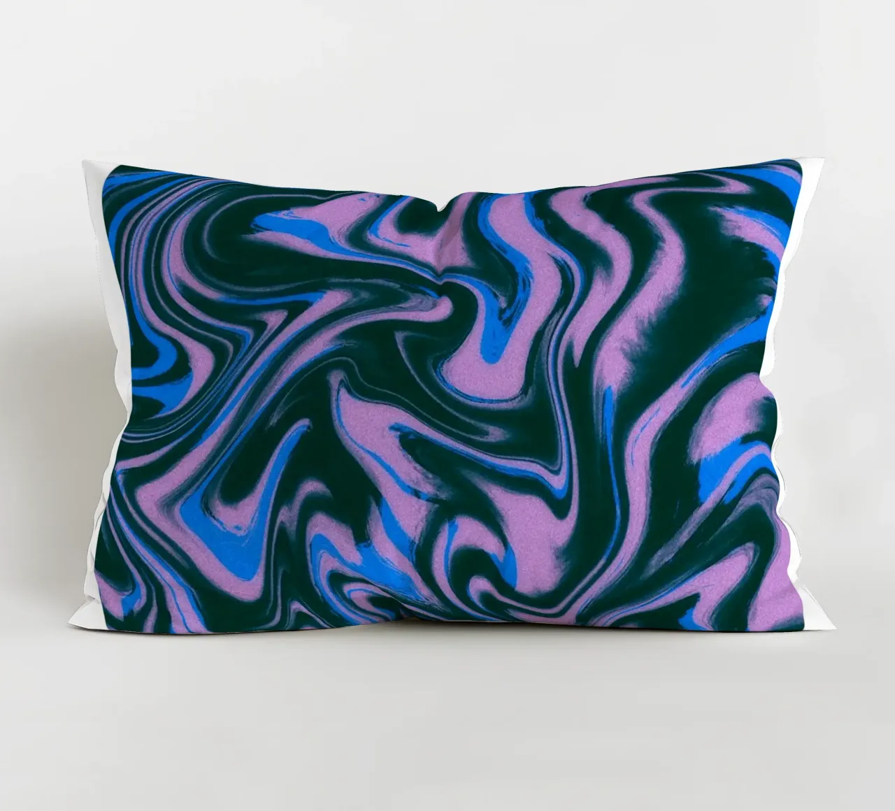 Gemini Abstract - Dynamic Psychedelic Zodiac Print decorative cushion by NorwesClub
