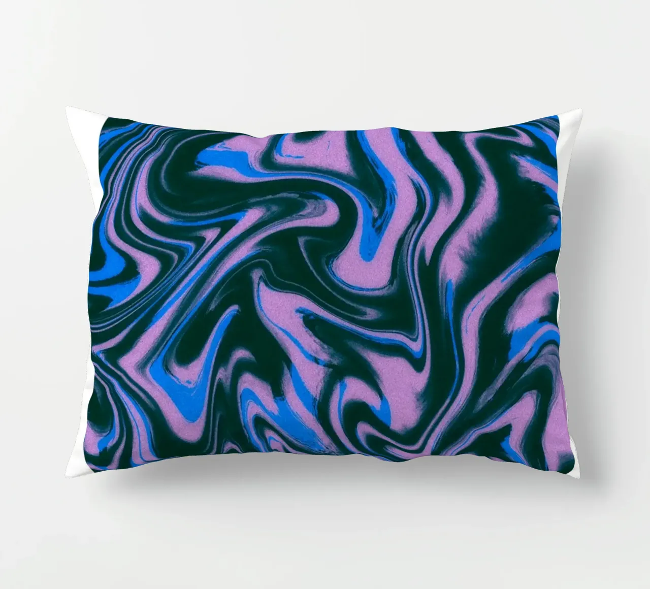 Gemini Abstract - Dynamic Psychedelic Zodiac Print decorative cushion by NorwesClub