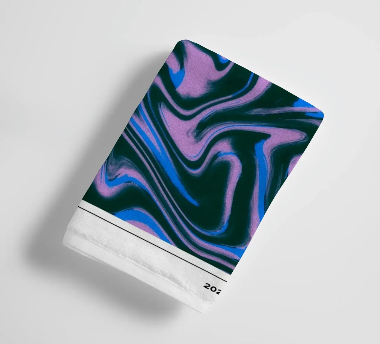 Gemini Abstract - Dynamic Psychedelic Zodiac Print towel by NorwesClub