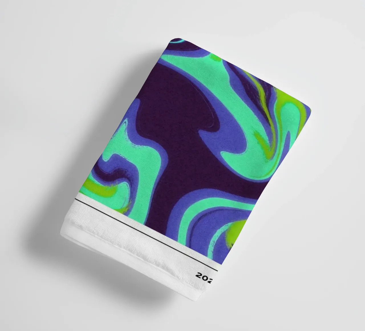 Pisces Abstract - Fluid Psychedelic Zodiac Print towel by NorwesClub