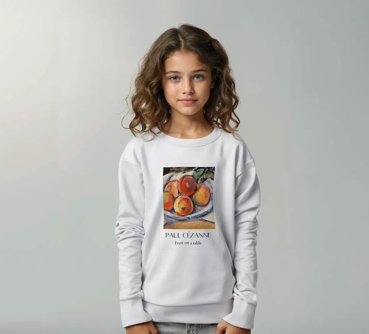 Paul Cezanne Frutti astratti felpa bambino da WESHH STORE