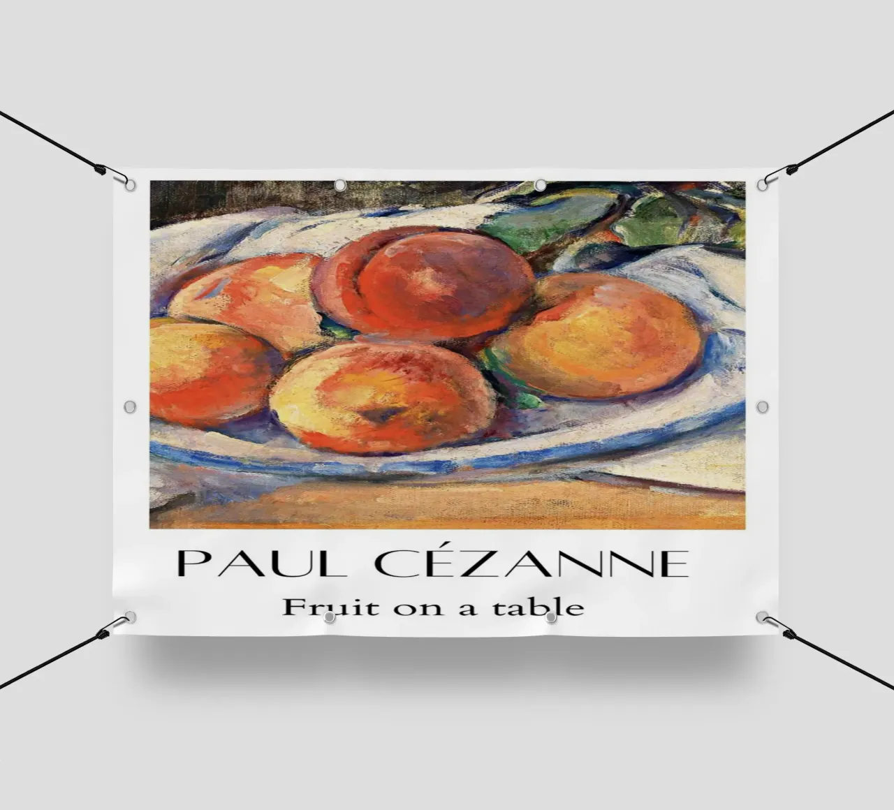 Paul Cezanne Frutti astratti telo in pvc da WESHH STORE