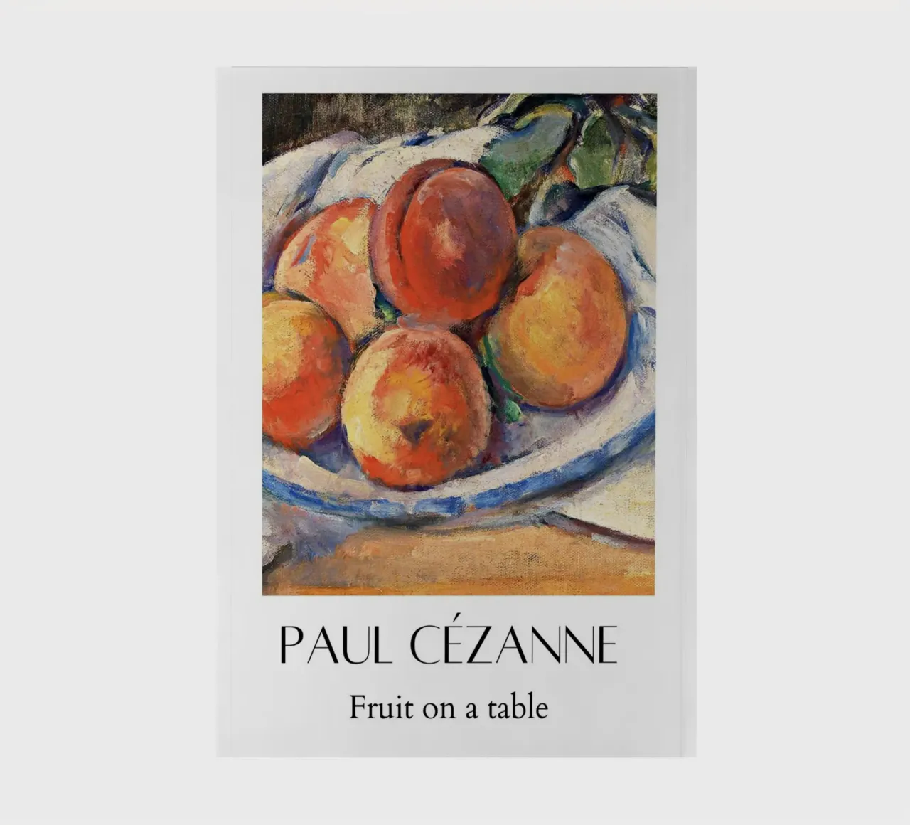Paul Cezanne Fruits Abstract notebook by WESHH STORE