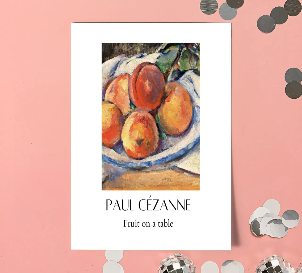 Paul Cezanne Früchte Abstrakt Stickerbogen von WESHH STORE
