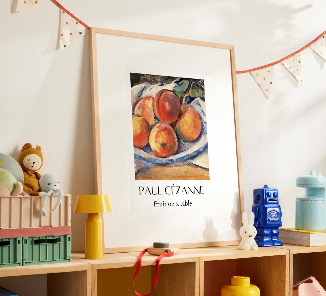 Paul Cezanne Fruits Abstract poster by WESHH STORE