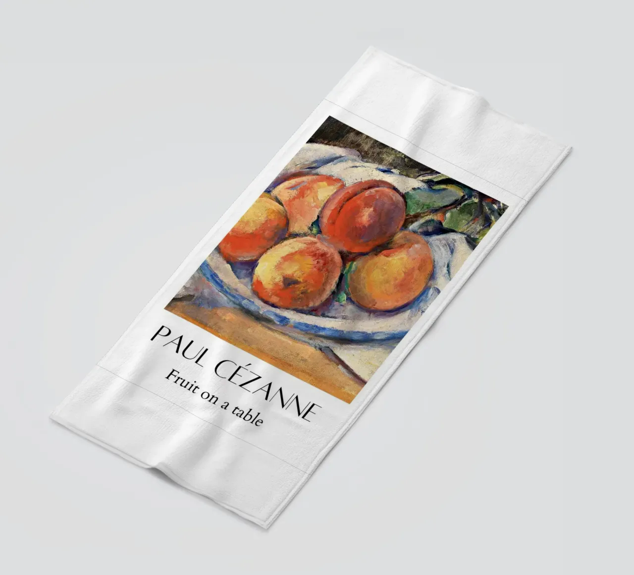 Paul Cezanne Frutti astratti telo mare da WESHH STORE