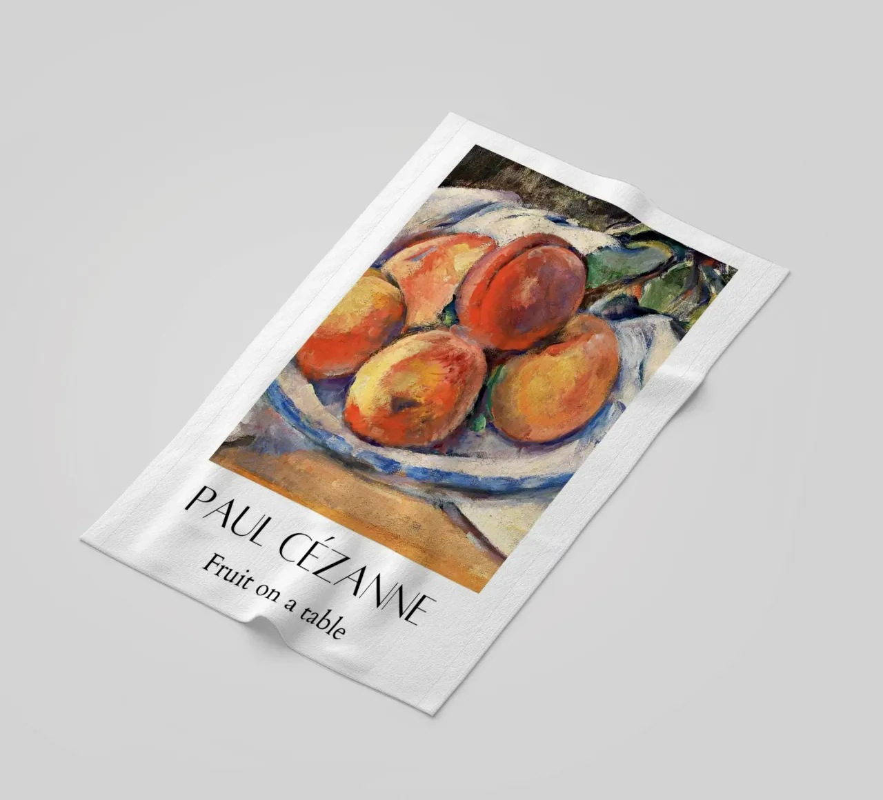 Paul Cezanne Frutti astratti telo mare da WESHH STORE