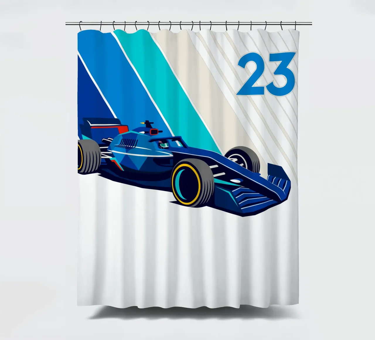 Formula Race Car 23 tenda da doccia da Mariel Toigo
