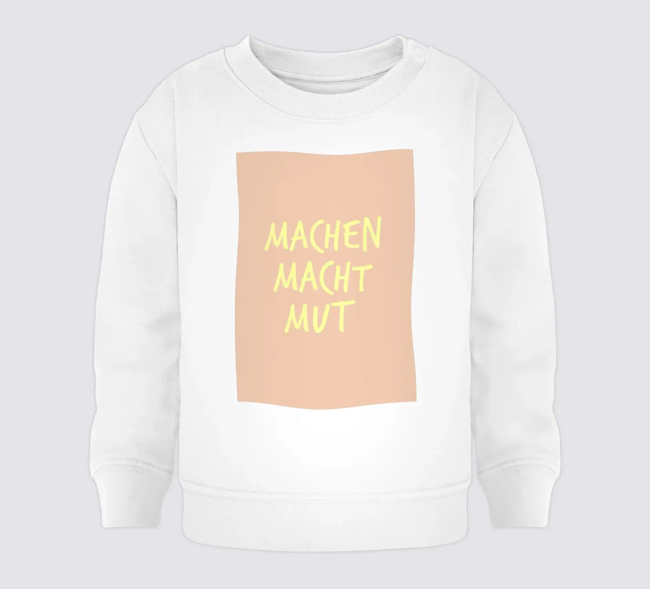 Machen macht Mut. felpa neonato da FRICKE DESIGN