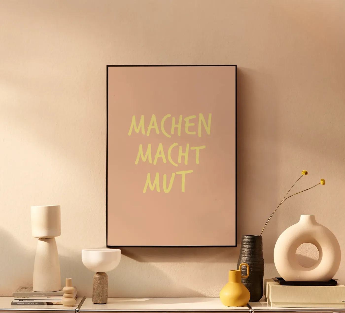 Machen macht Mut plexiglass da FRICKE DESIGN