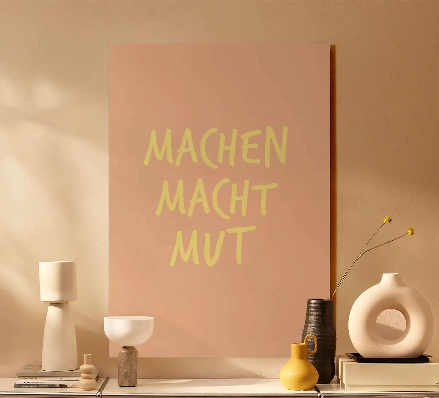 Machen macht Mut plexiglass da FRICKE DESIGN