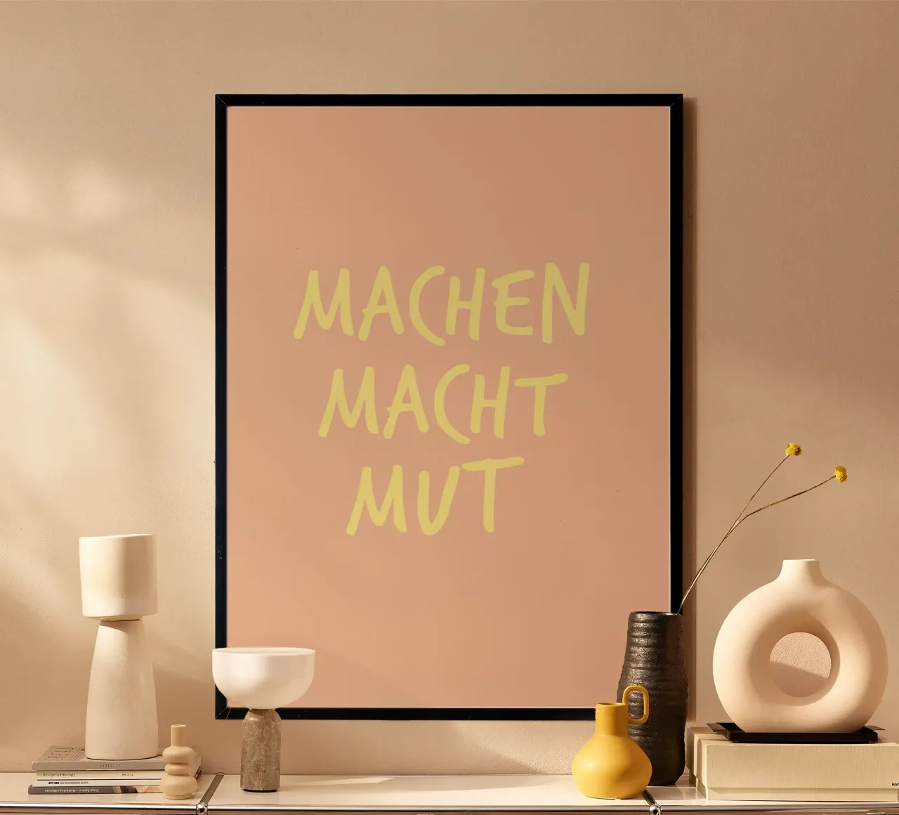 Machen macht Mut. poster by FRICKE DESIGN