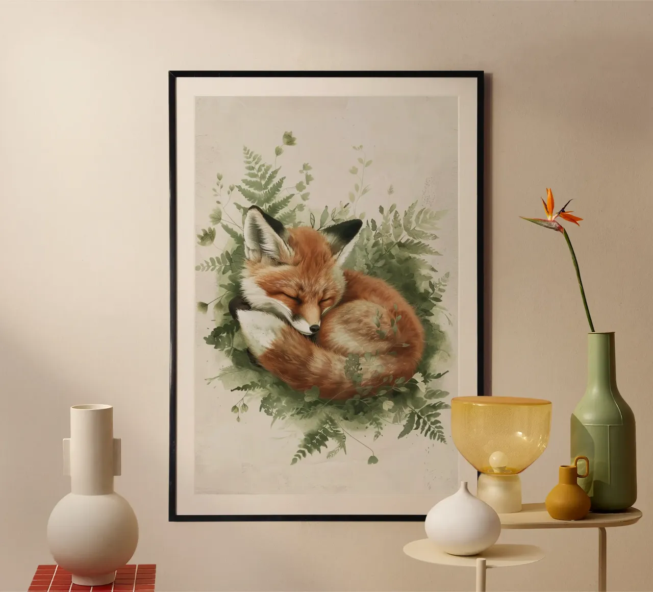 The Sleeping Fox carta hahnemühle da wonderfolk