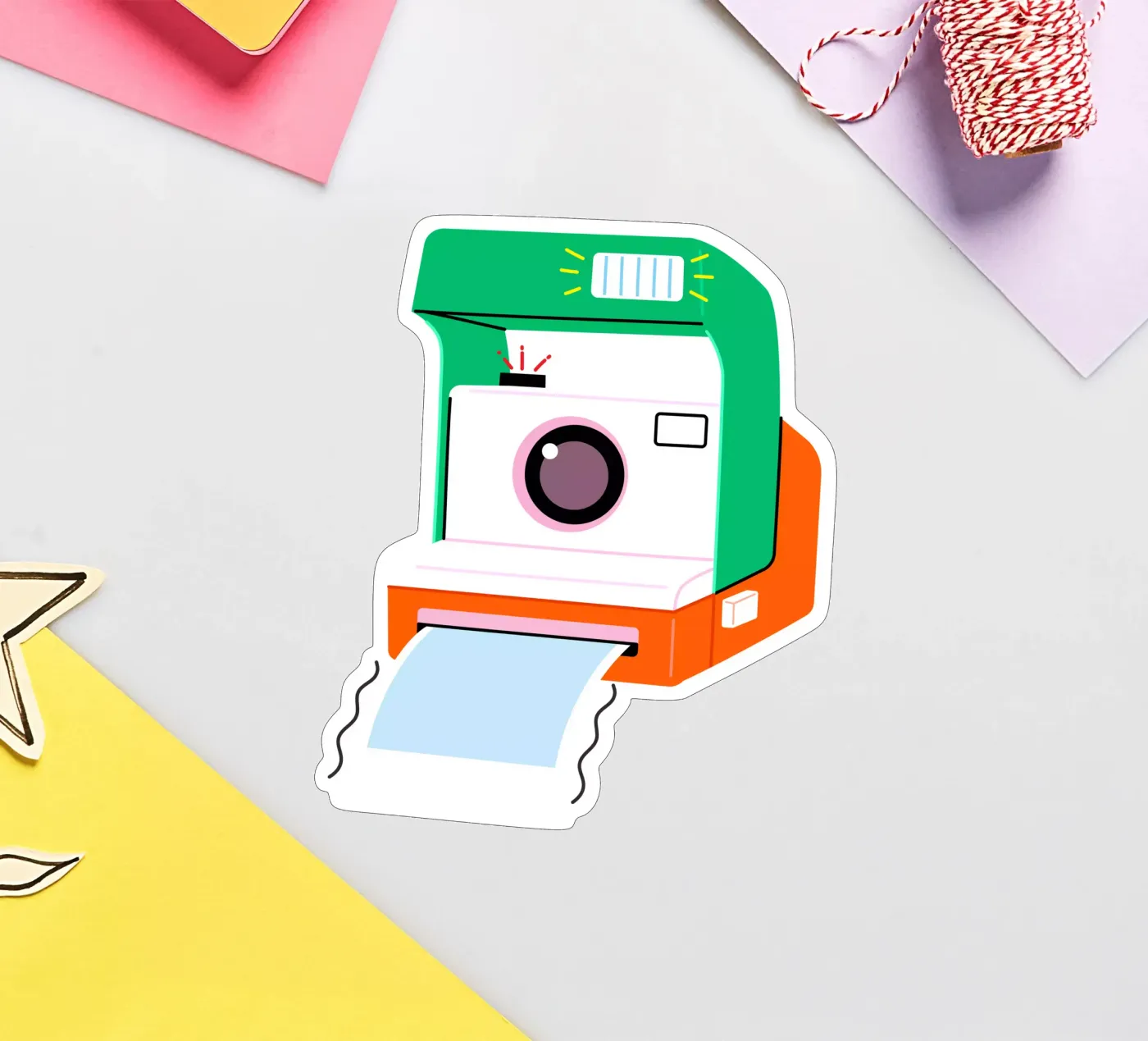 instant camera adesivo da Sticker King