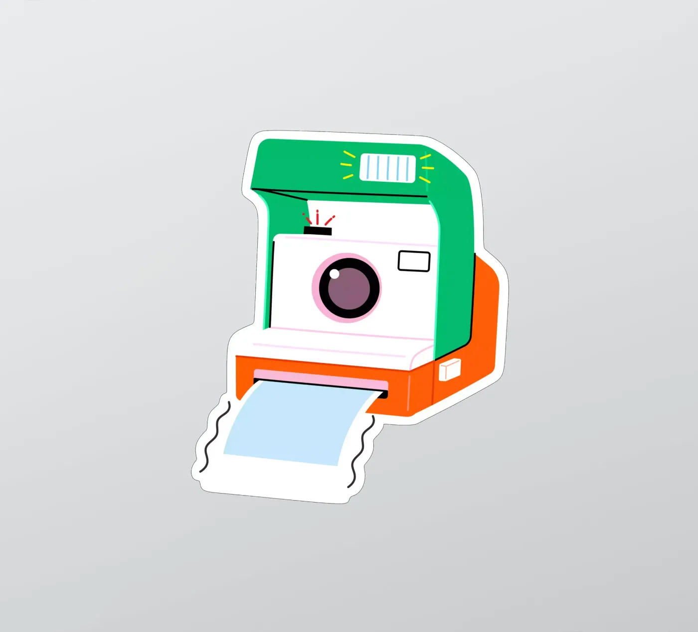 instant camera adesivo da Sticker King