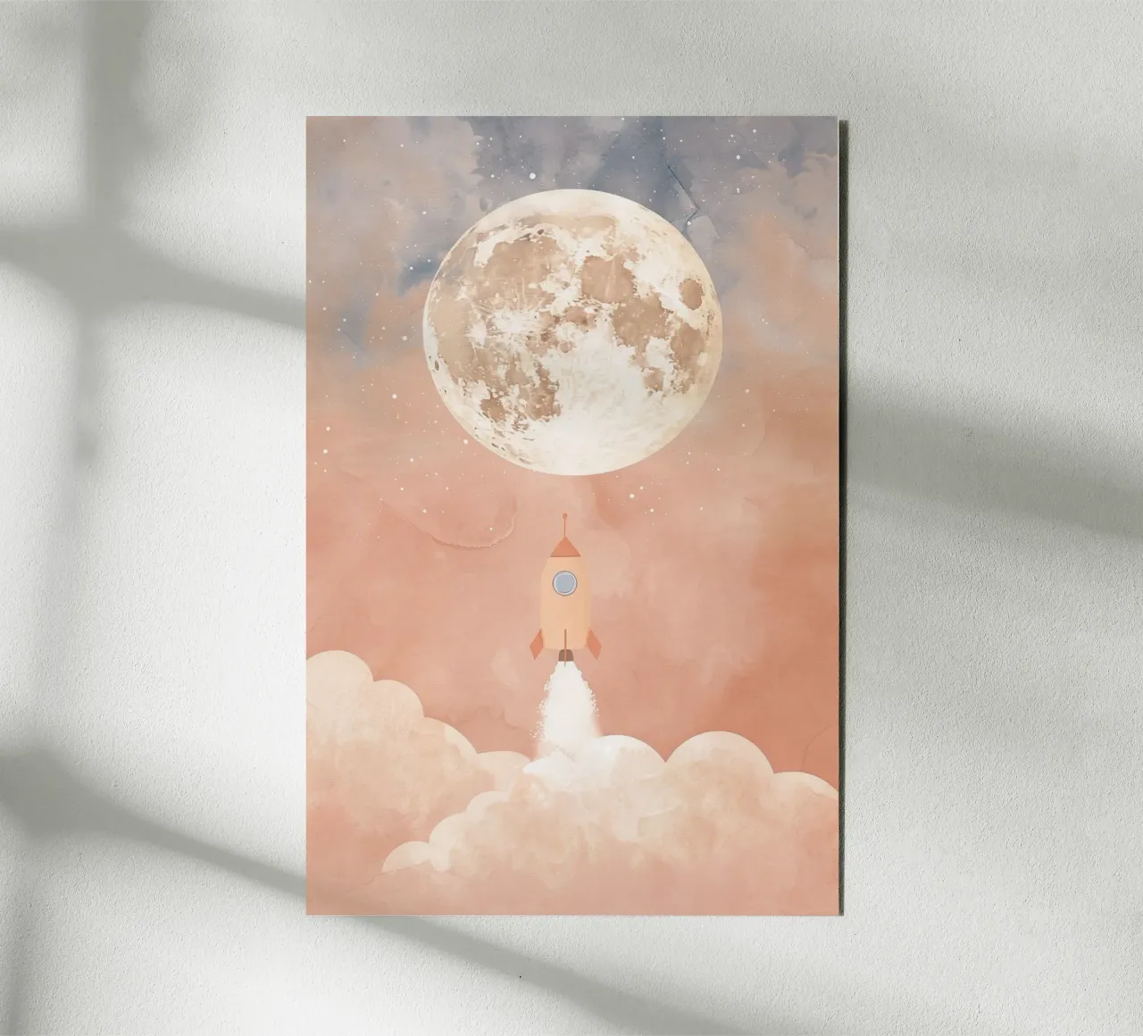 To the Moon! alluminio dibond da wonderfolk