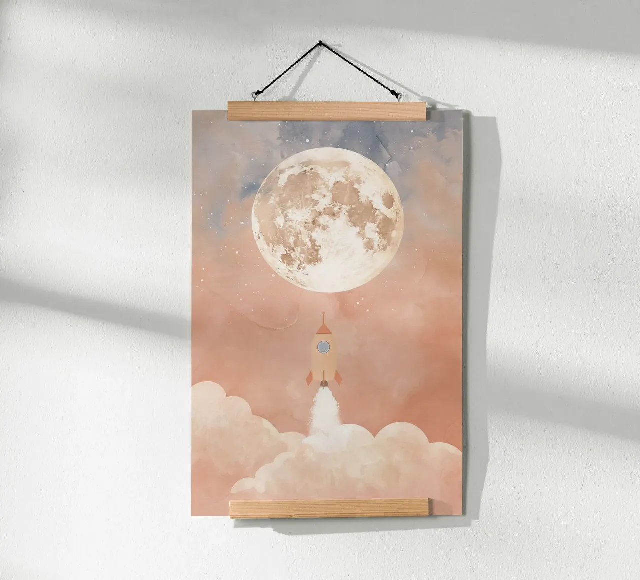 To the Moon! carta hahnemühle da wonderfolk