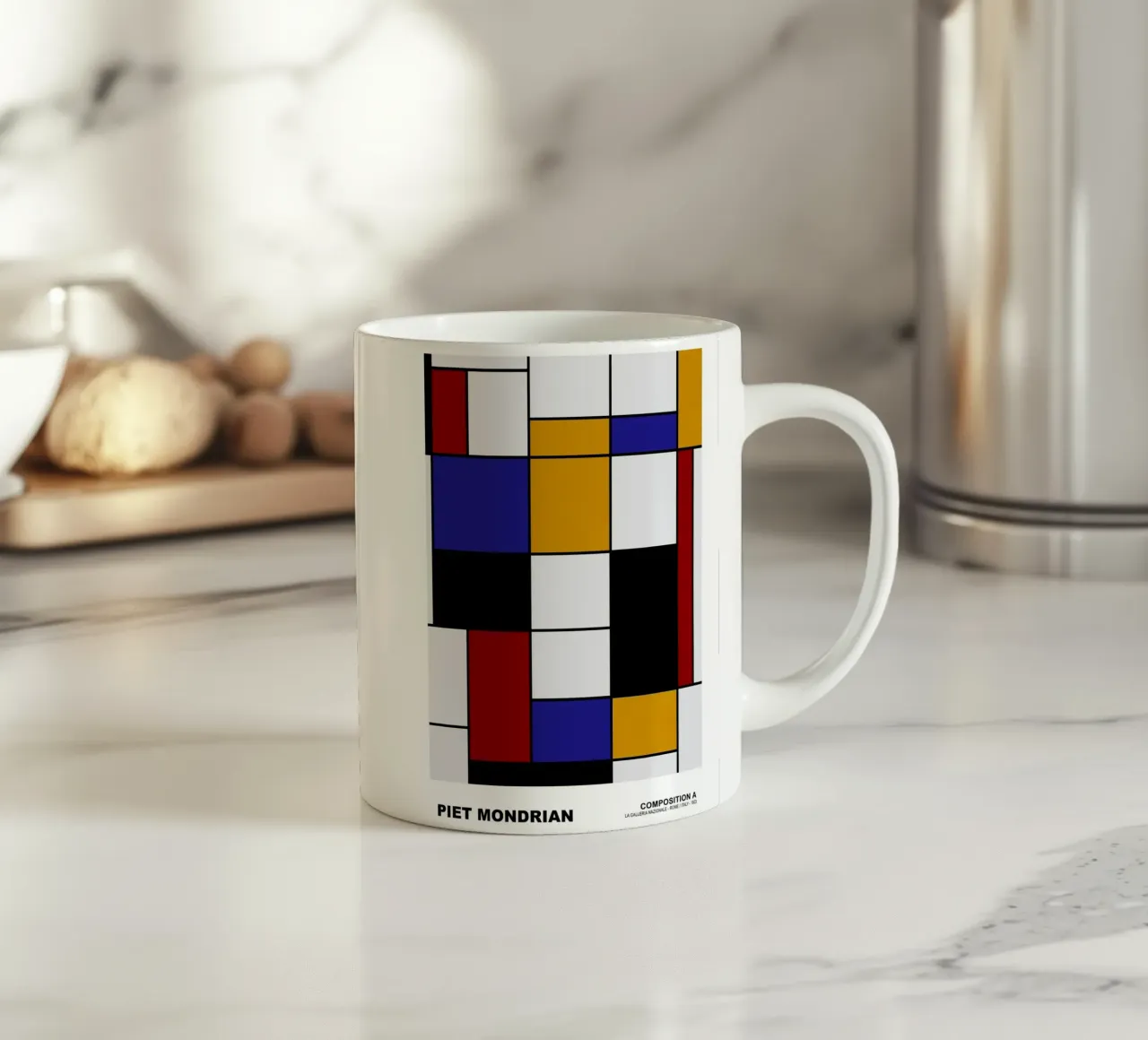Composizione A, 1923 tazza in ceramica da Turner Kyle