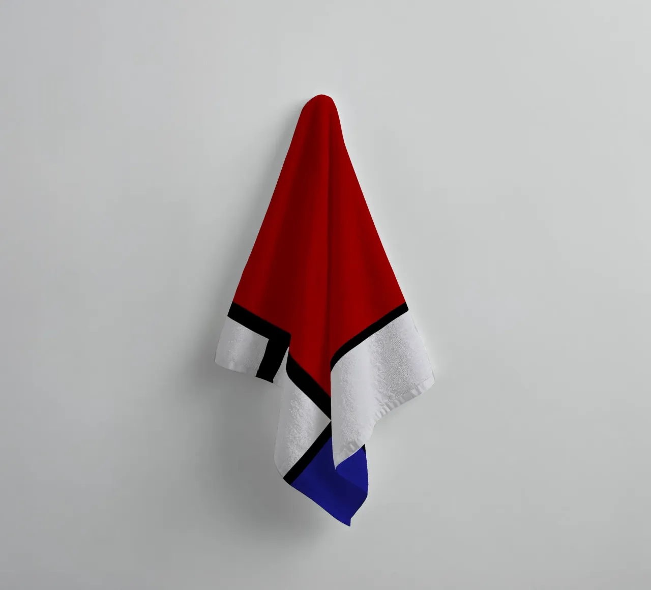 Composition Rouge Bleu Jaune, 1930 serviette de bain de Turner Kyle