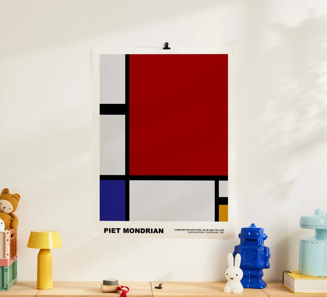 Composition Rouge Bleu Jaune, 1930 hahnemühle de Turner Kyle