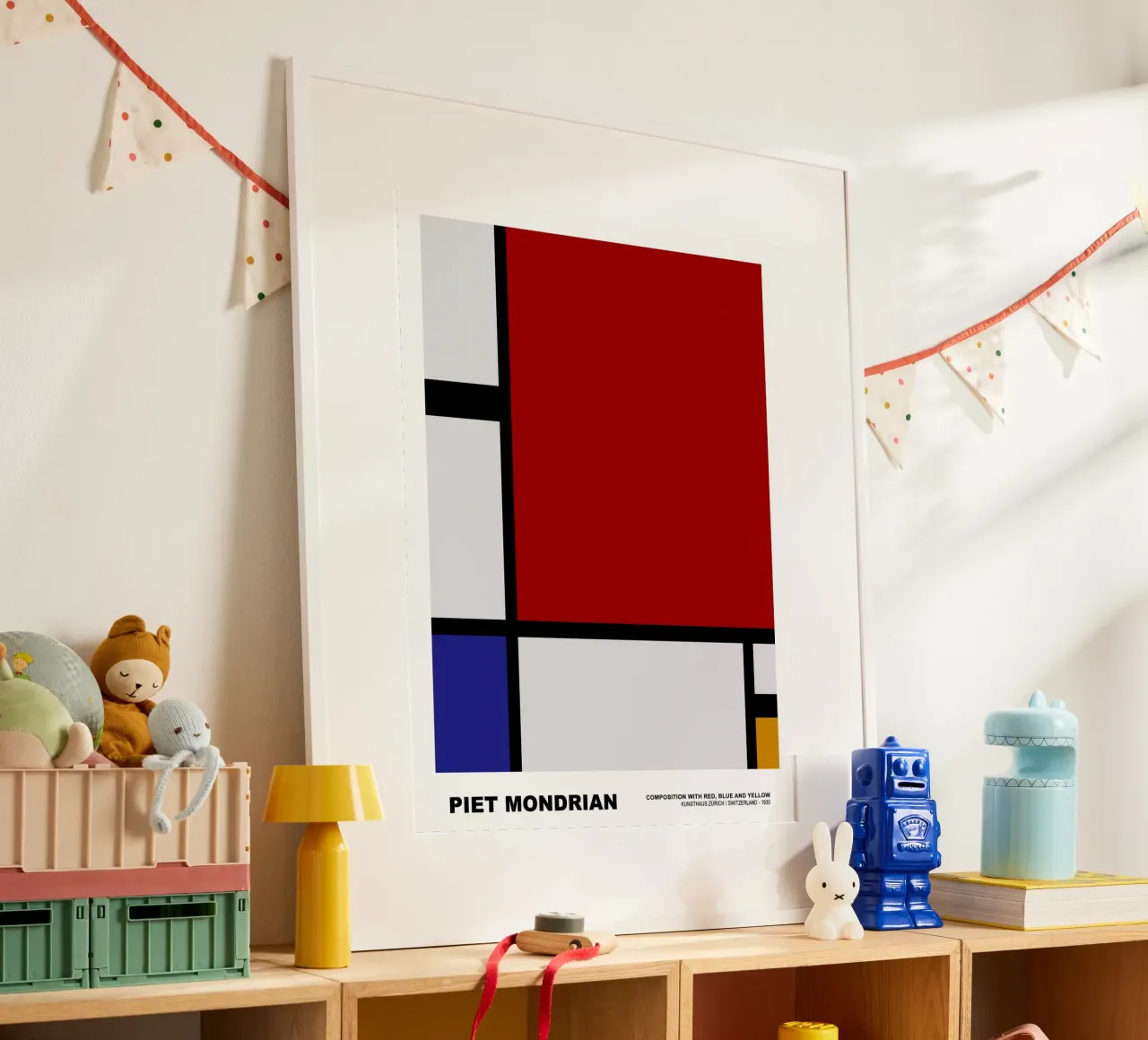 Composition Rouge Bleu Jaune, 1930 hahnemühle de Turner Kyle