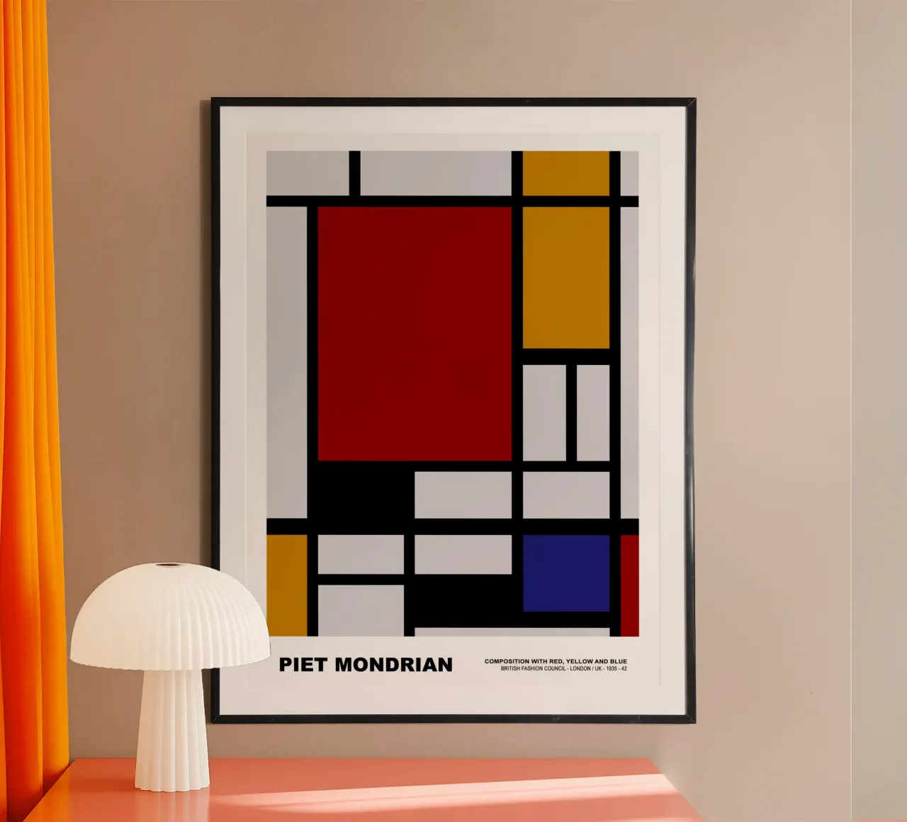 Composition Rouge Jaune Bleu, 1939 hahnemühle de Turner Kyle