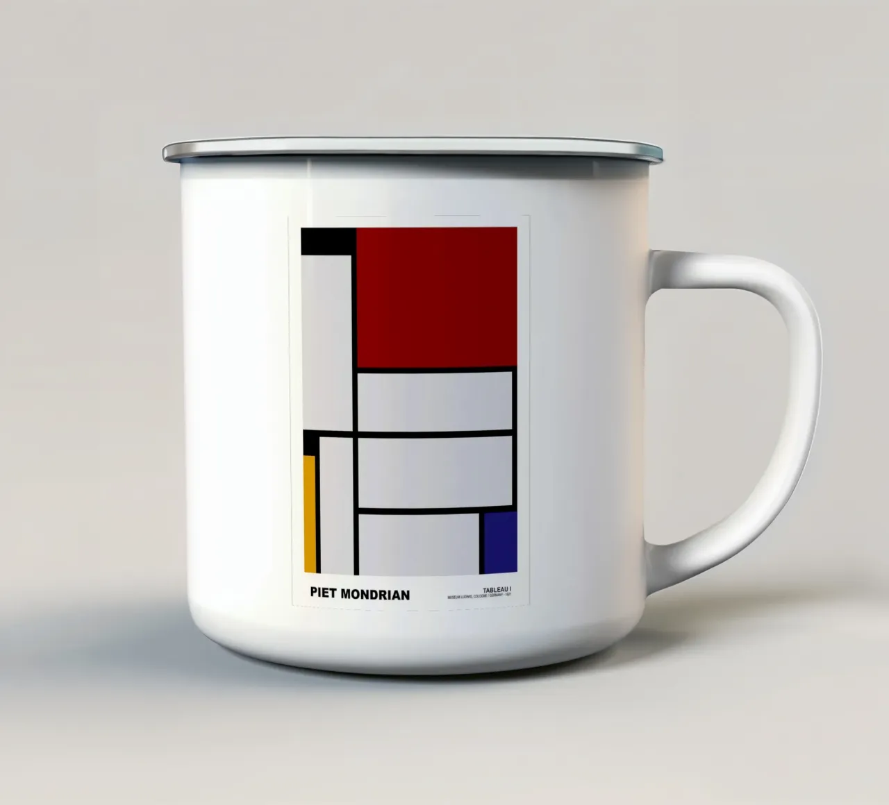 Tabella I, 1921 tazza in smalto da Turner Kyle