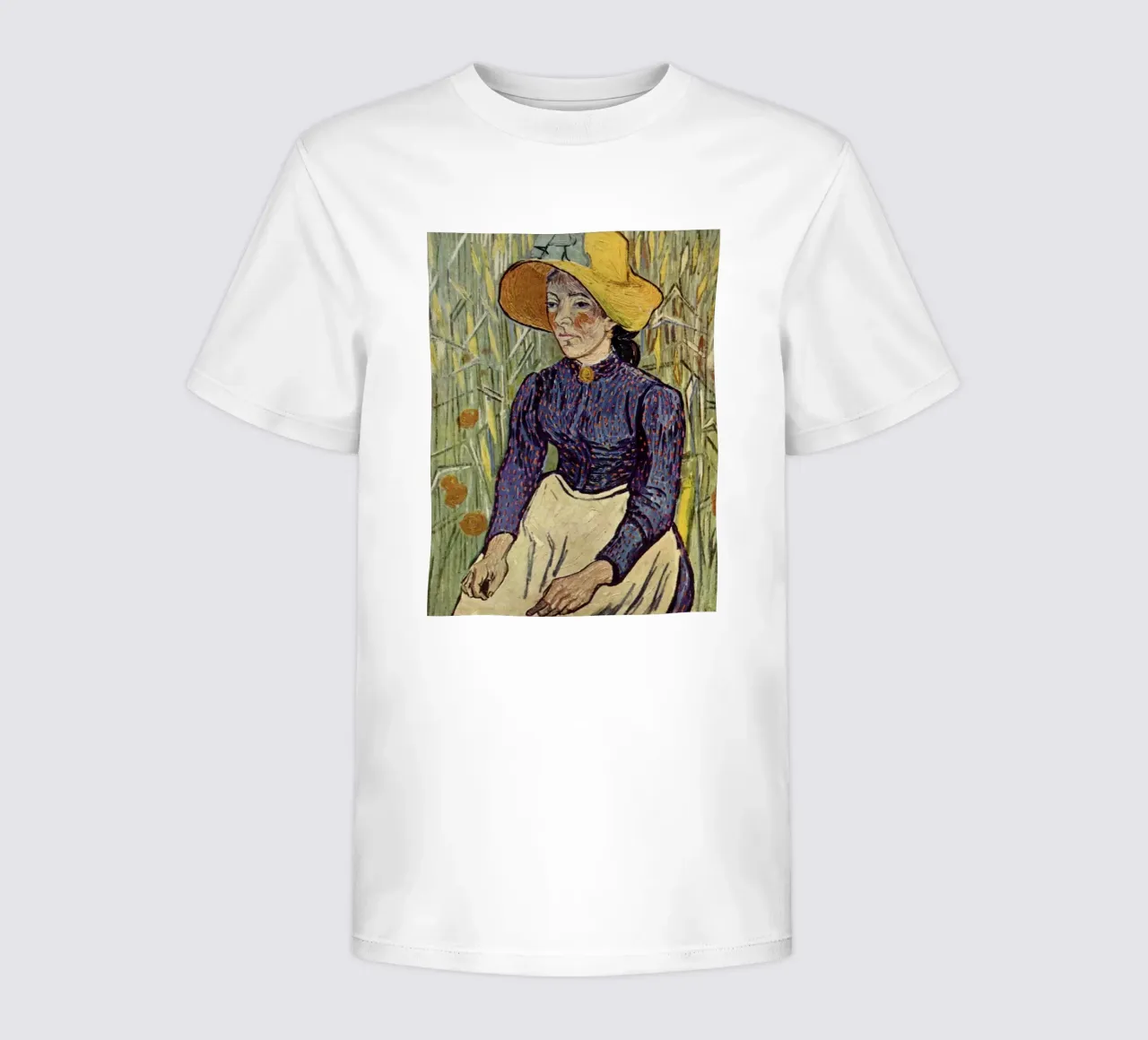 woman in wheat field kids t-shirt by cloud shop
