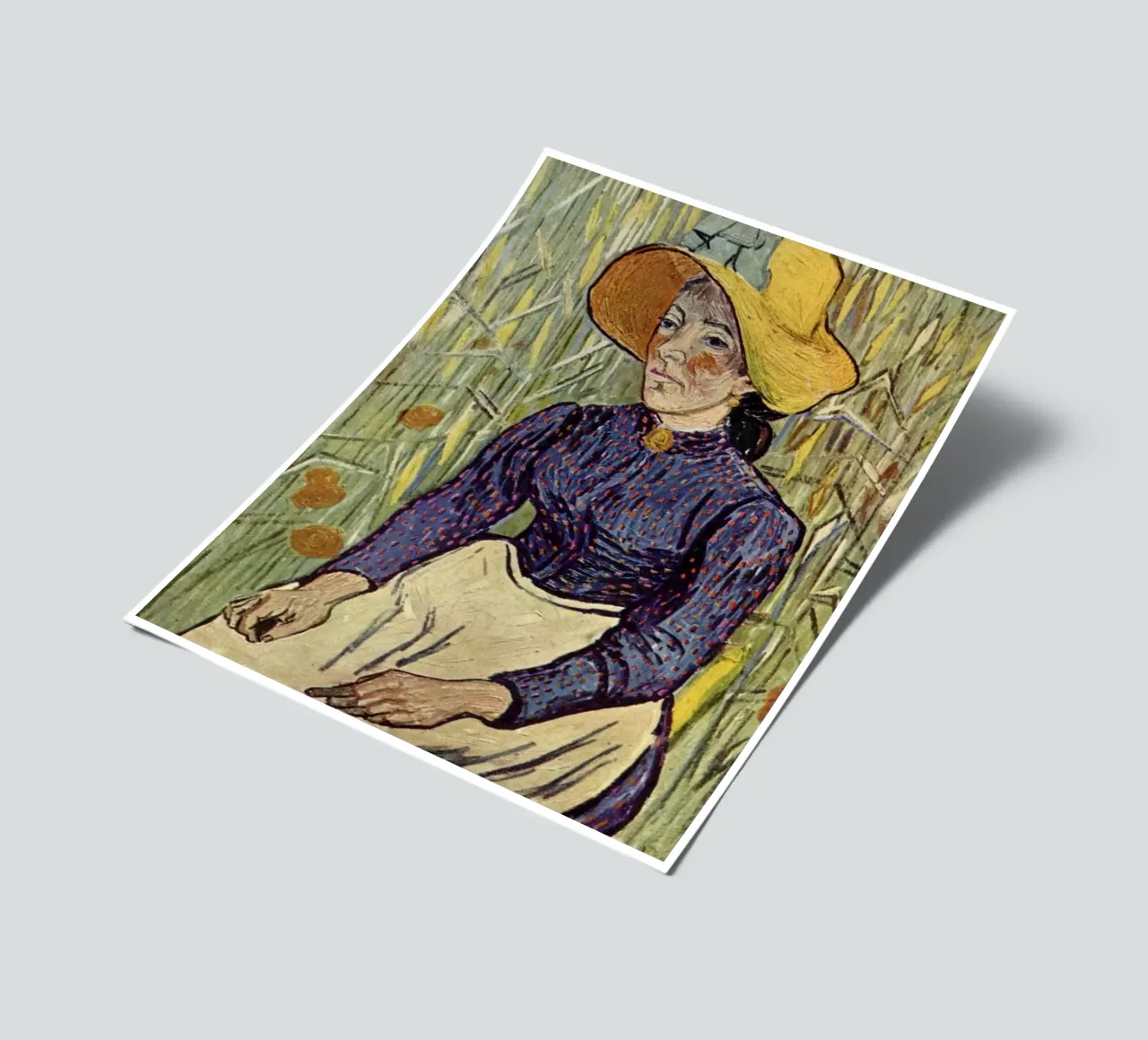 woman in wheat field sticker sheet by cloud shop
