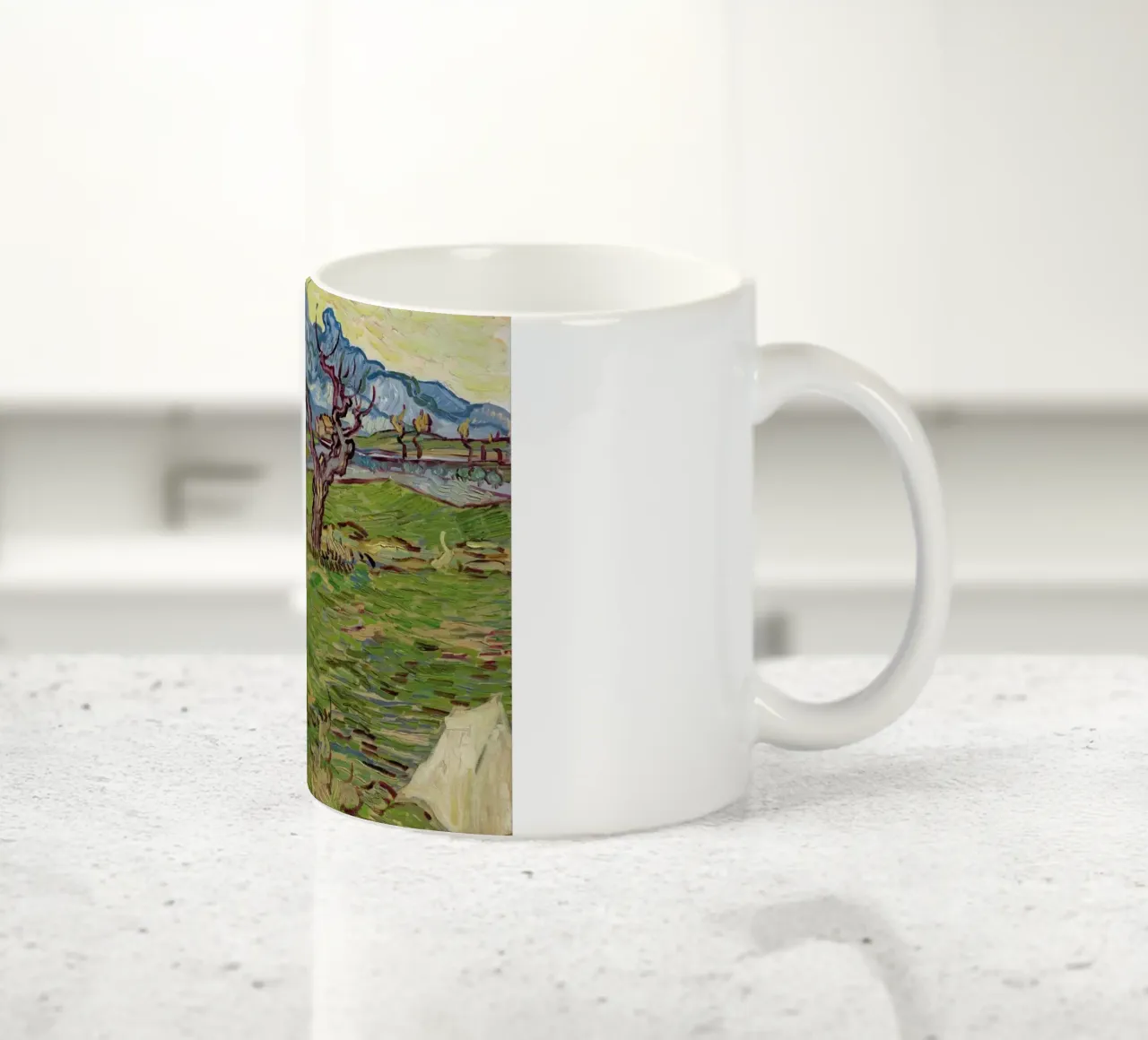 gli ulivi torcono i loro rami tazza in ceramica da cloud shop
