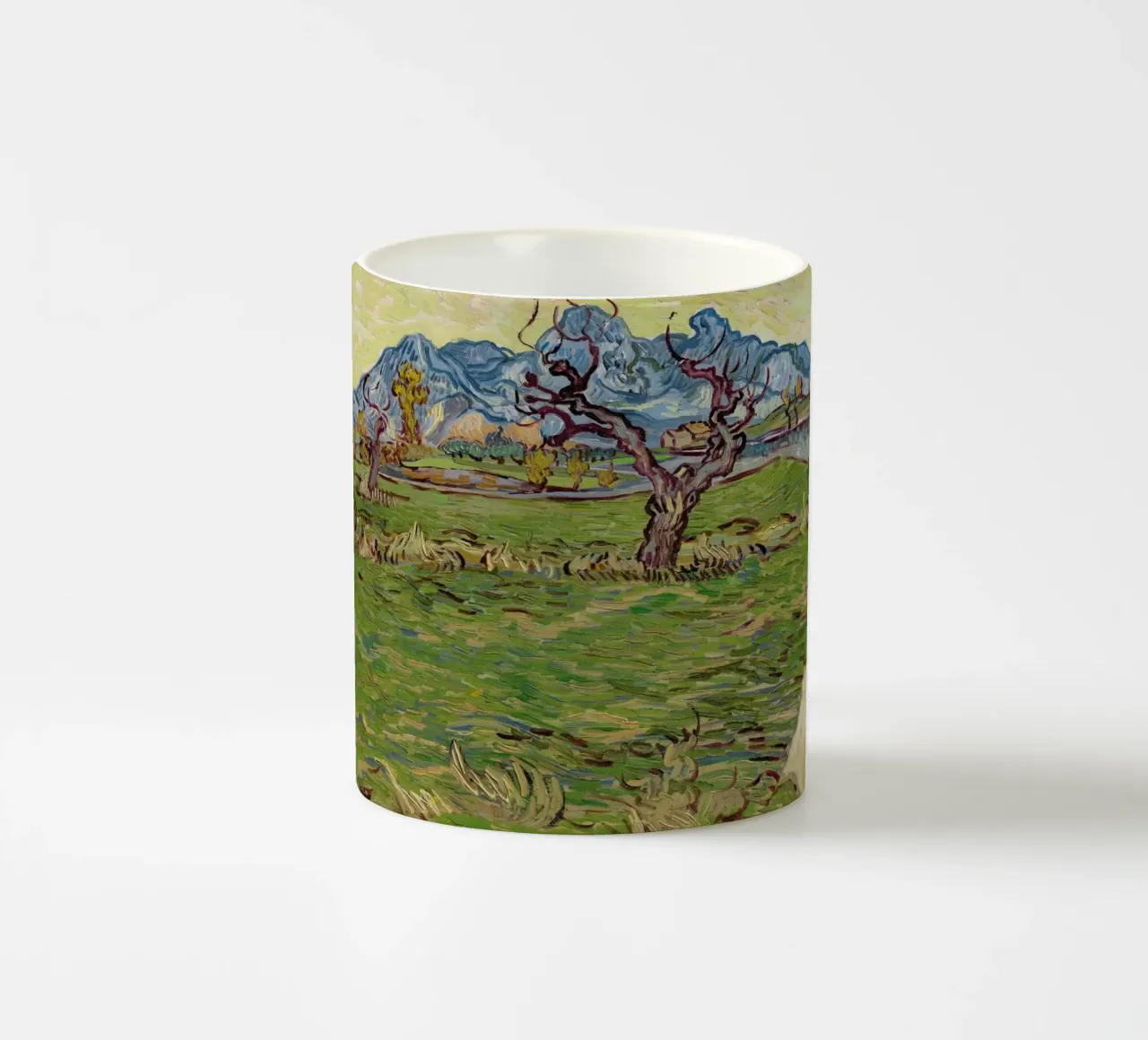 gli ulivi torcono i loro rami tazza in ceramica da cloud shop