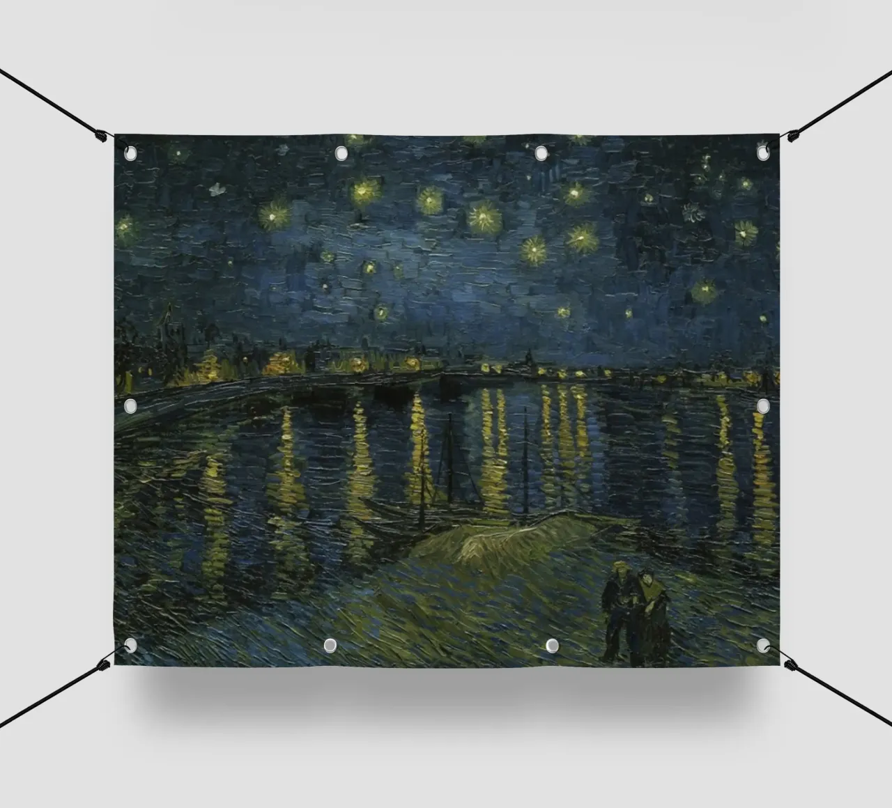 night star cityscape illumination pvc cover by cloud shop