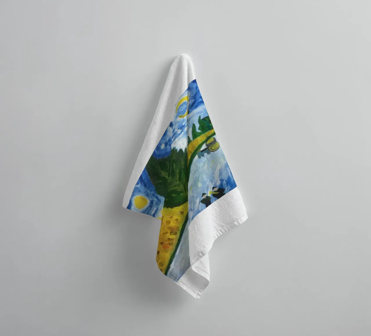 rural people's goals towel by cloud shop