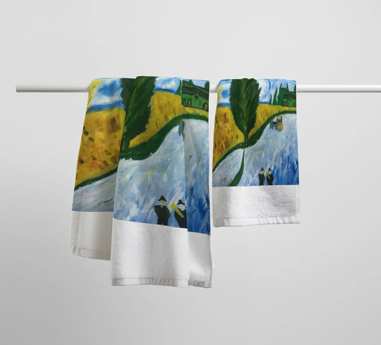 rural people's goals towel by cloud shop