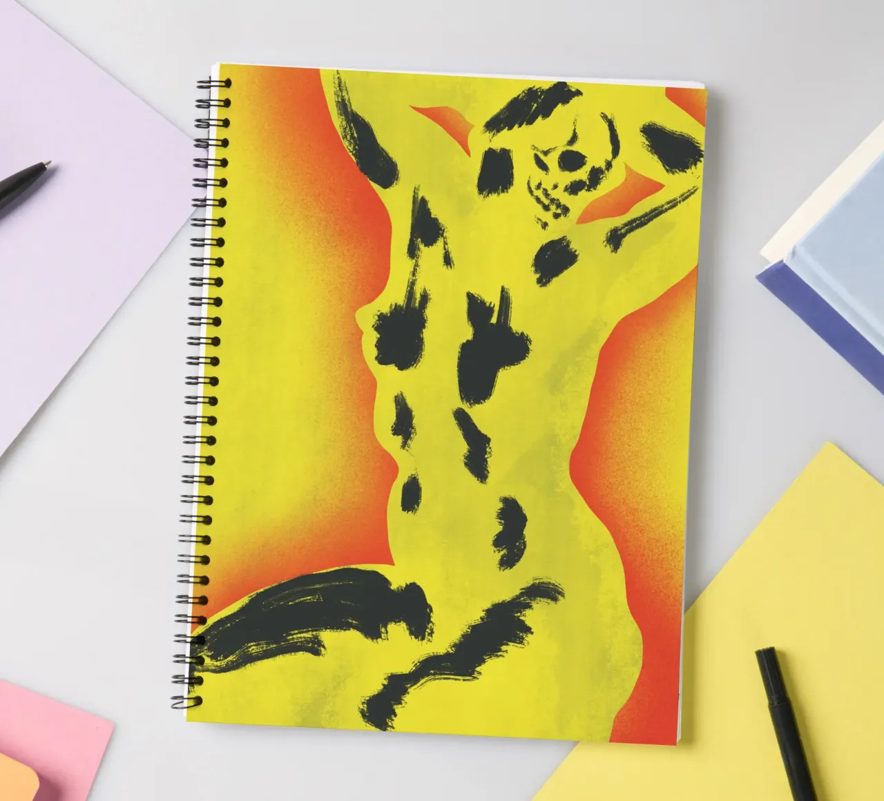 Giant 02 spiral notebook by Little Dean