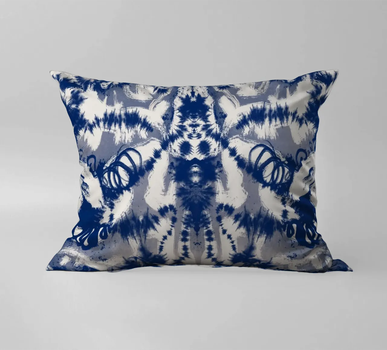 Cina blu rorschach 05 cuscino da Little Dean