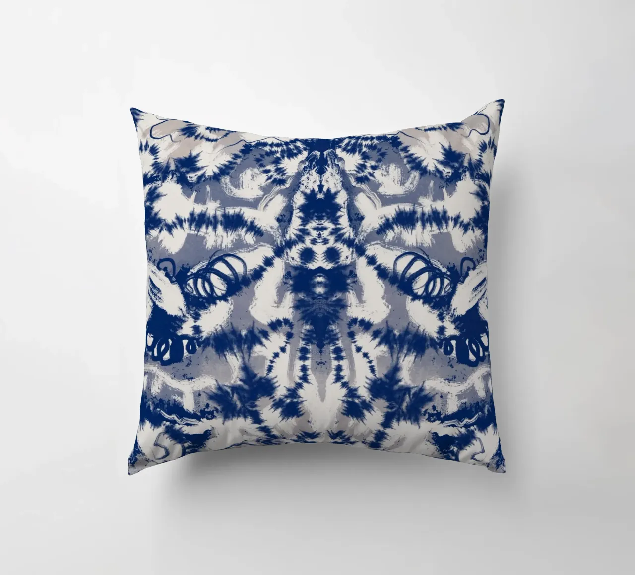 Cina blu rorschach 05 cuscino da Little Dean