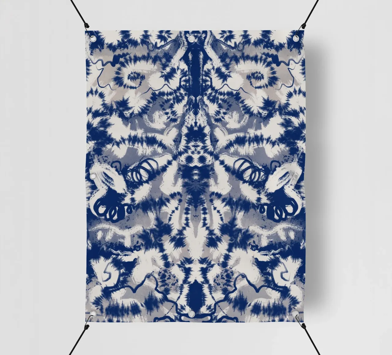 Cina blu rorschach 05 telo in pvc da Little Dean