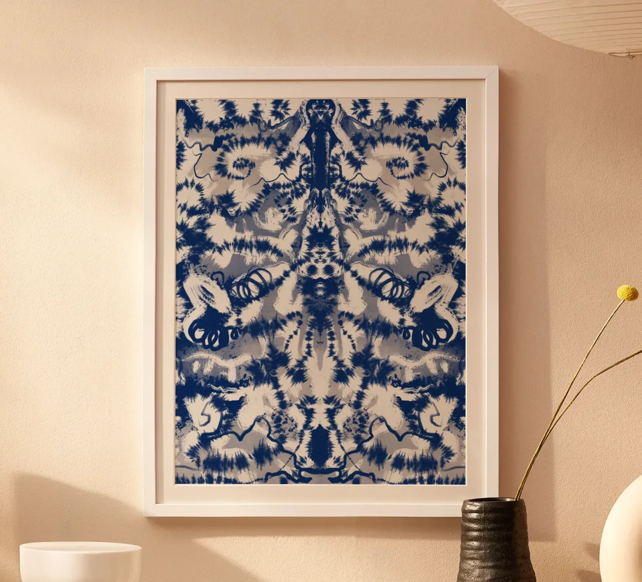 China blue rorschach 05 hahnemühle by Little Dean
