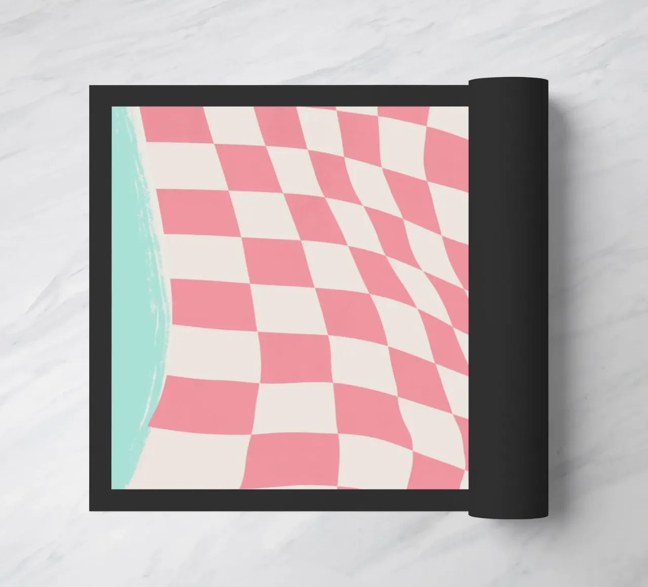 Tessuto a scacchiera 02 zerbino da Little Dean