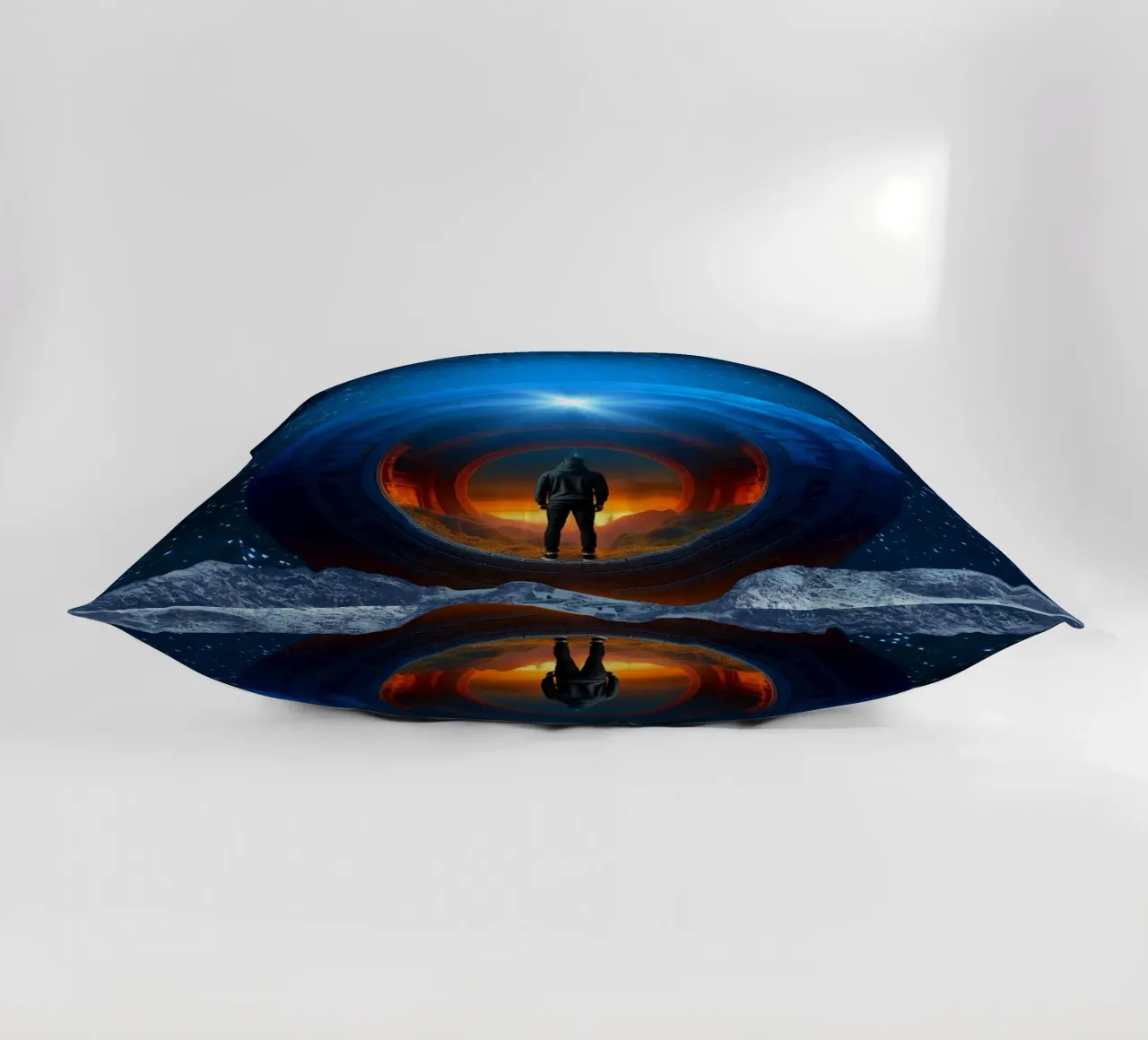 Portale per un altro mondo cuscino da Berwies Artwork