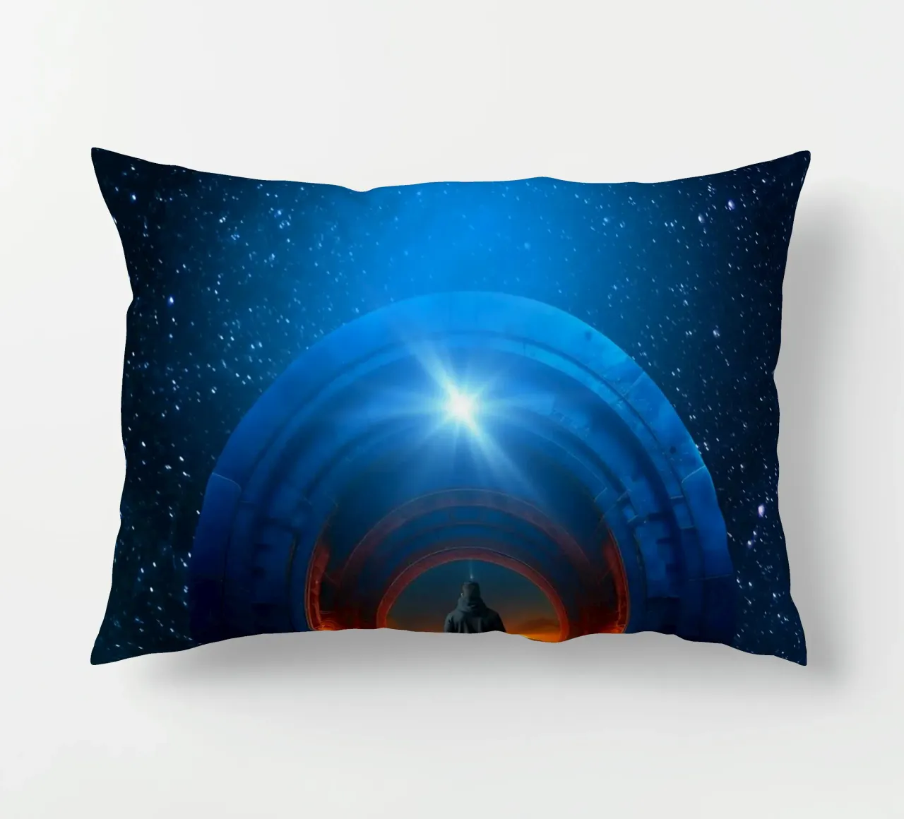 Portale per un altro mondo cuscino da Berwies Artwork
