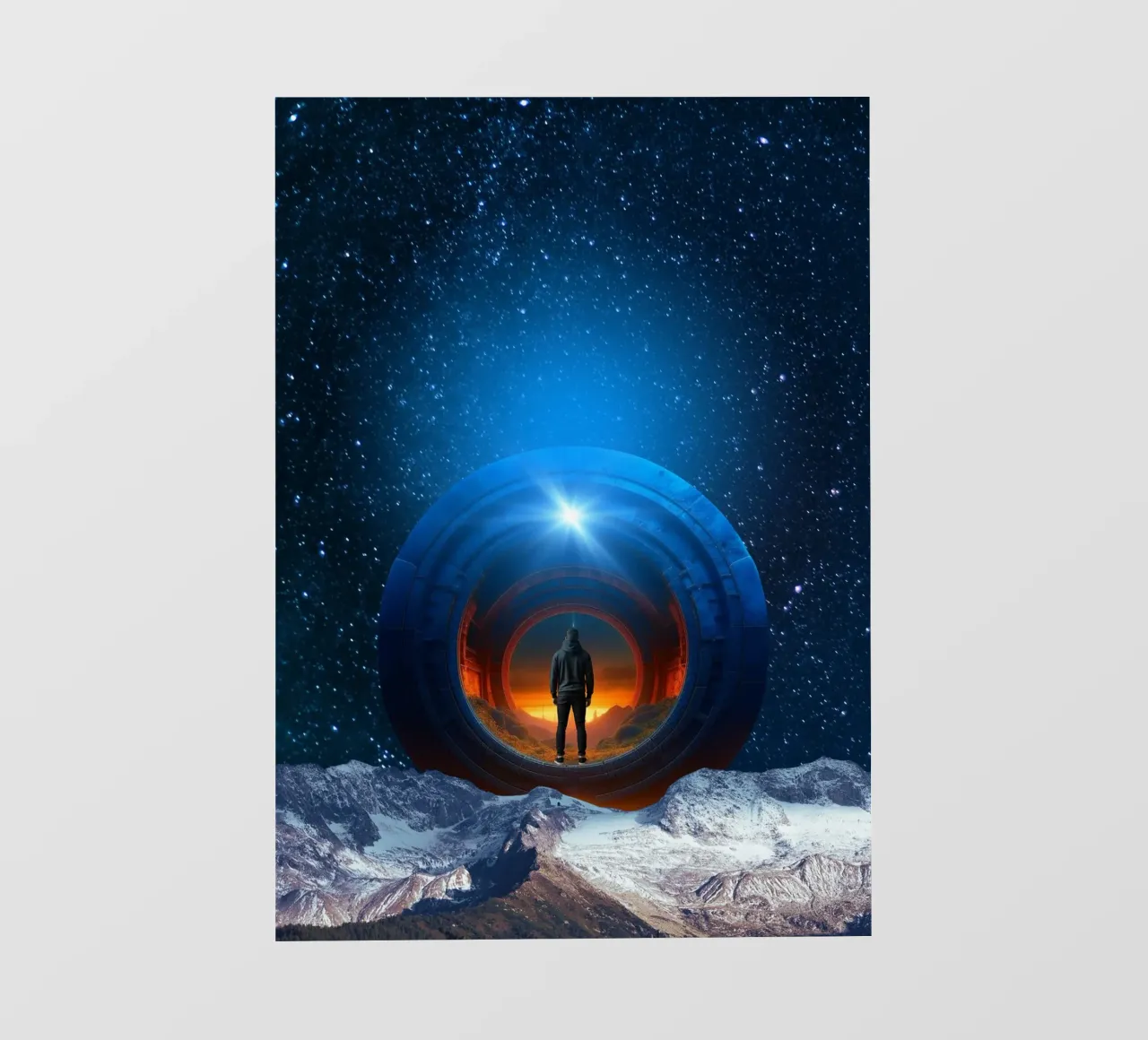 Portale per un altro mondo pellicola backlit da Berwies Artwork