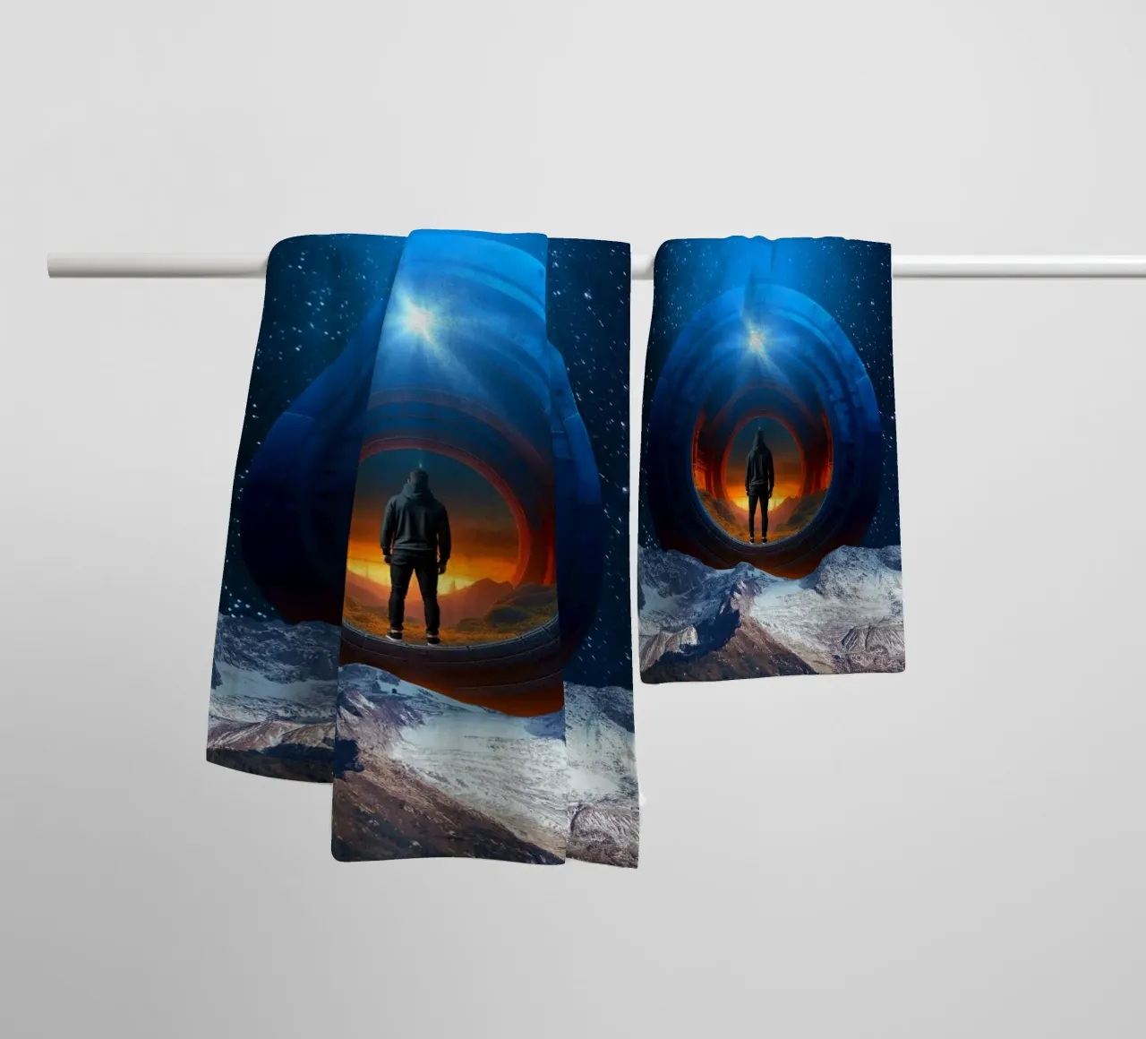 Portal to Another World towel by Berwies Artwork