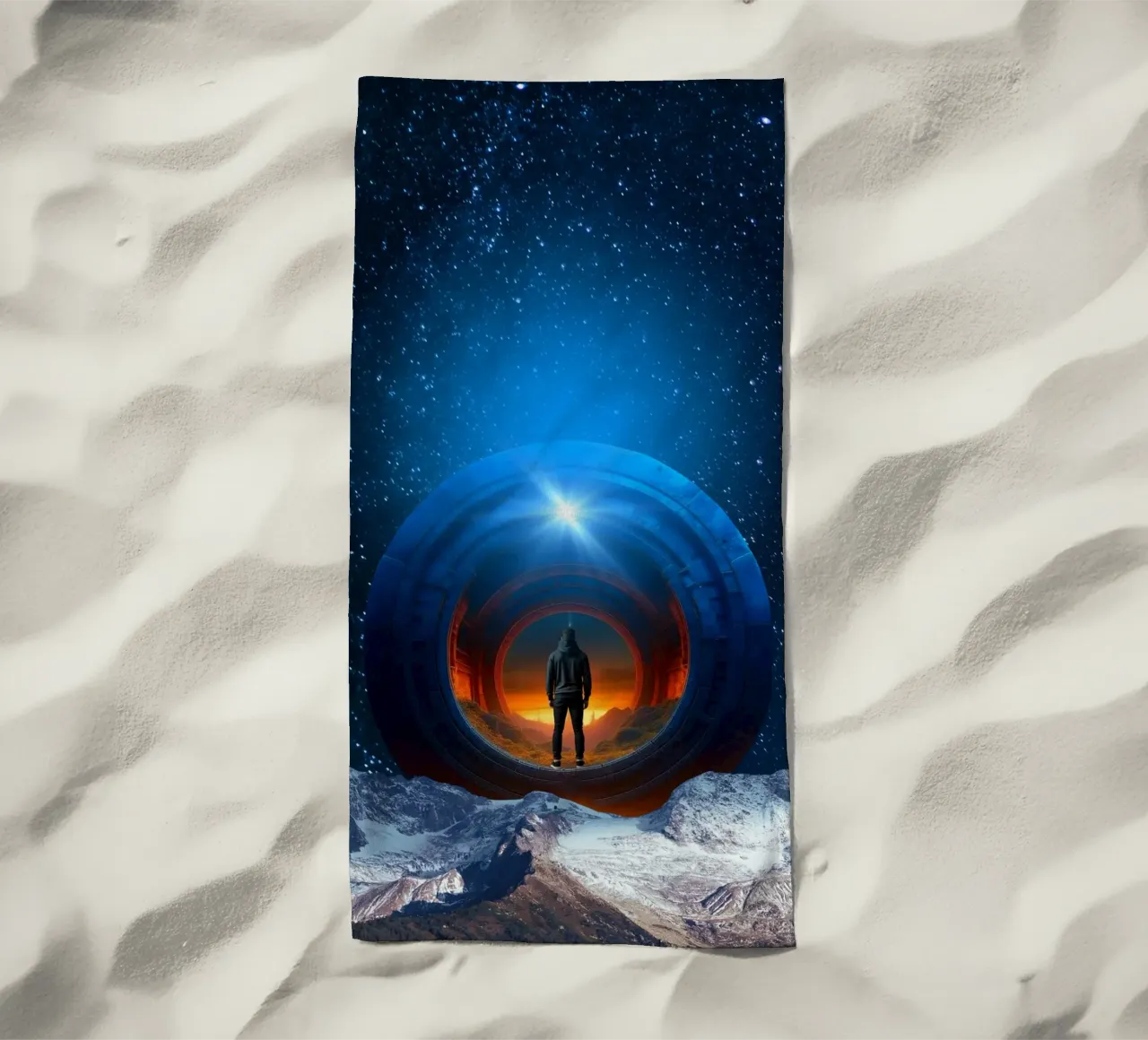 Portale per un altro mondo telo mare da Berwies Artwork