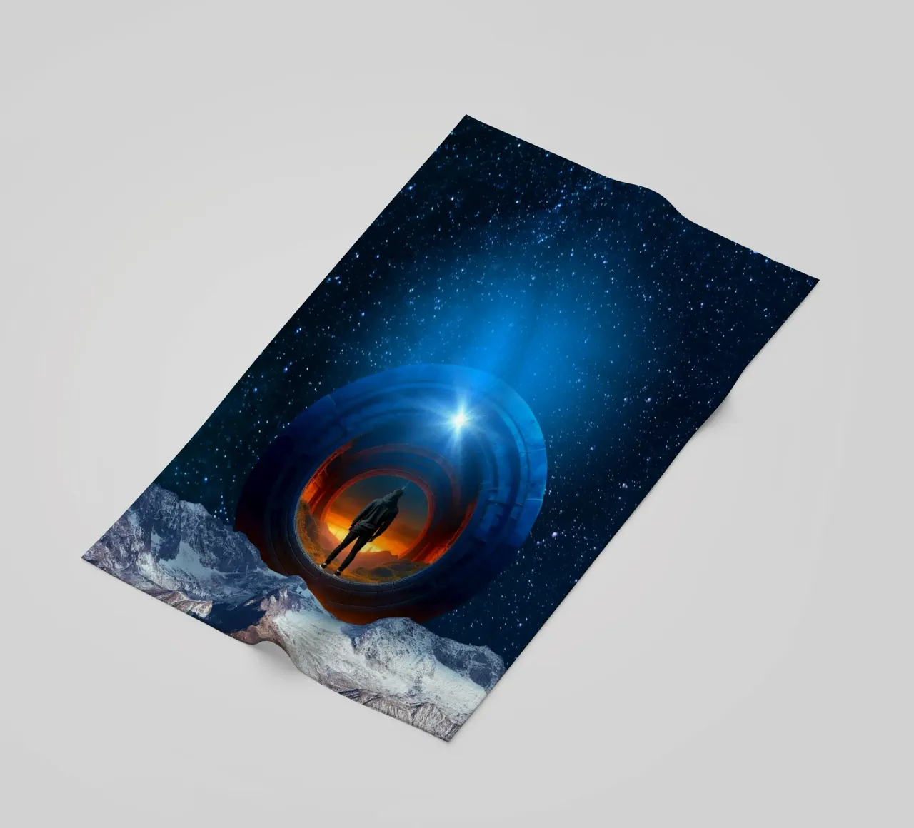 Portale per un altro mondo telo mare da Berwies Artwork